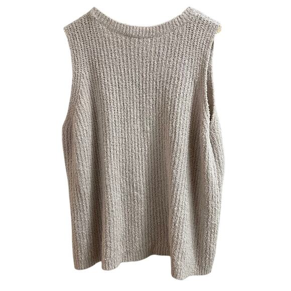 EILEEN FISHER  Blend Fluff Sleeveless Sweater Tank Vest Women Size 3X - Picture 3 of 11